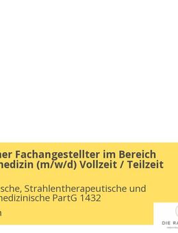 Medizinischer Fachangestellter im Bereich Allgemeinmedizin (m/w/d) Vollzeit / Teilzeit - München