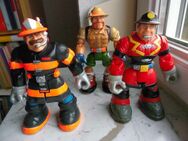 3 Figuren Mattel 2002 Feuerwehrmann Ranger 16 cm zus. 9,- - Flensburg