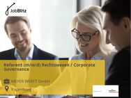 Referent (m/w/d) Rechtswesen / Corporate Governance - Papenburg