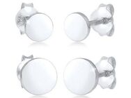 Elli Ohrring-Set Disc Plättchen Kreis Basic 2er Set 925 Silber