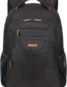 American Tourister® Laptoprucksack AT WORK 17.3, black/orange, Kinderreisekoffer Kindertrolley Handgepäck Hartschalenkoffer