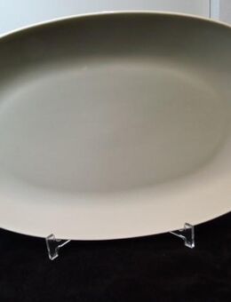 Schirnding Porzellan Platte oval 39x24,5 cm Servierplatte cremeweiß 5,- - Flensburg