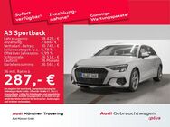 Audi A3, Sportback Advanced 35 TFSI Assistenzpaket Businesspaket Interiuer design Spurwechselwarnung, Jahr 2023 - München