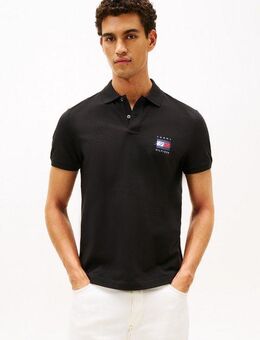 Tommy Hilfiger Poloshirt FLAG GRAPHIC PIQUE regular fit, Polokragen, Print