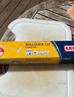 Leifheit Rollquick spannbare Wäscheleine bis zu 210 cm lang - Berlin