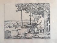 Radierung vom Professor Doktor Hermann Gradl - Nürnberg