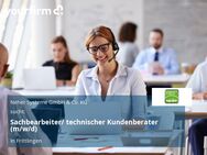 Sachbearbeiter/ technischer Kundenberater (m/w/d) - Frittlingen