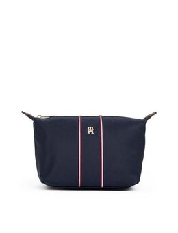 Tommy Hilfiger Kosmetiktasche TH ICON WASHBAG NYLON CORP, Reise, Damen Kulturbeutel mit Kontrastbesätzen in Tommy Farben