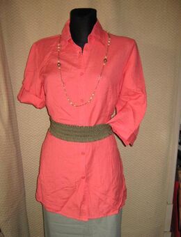 NEU* Elegante, variable * Leinen * Hemd- Bluse/ Kleid ''Miss H'' Gr. 36, 38- 40/ S- M, Melone* - Riedlingen Zentrum