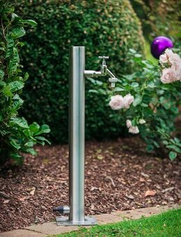 Wassersäule SRG 650 mm Edelstahl V2A Bewässerung Zapfstelle - Hiddenhausen