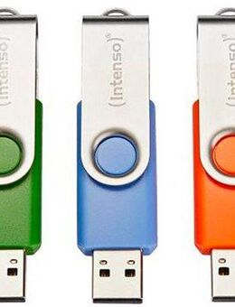 Intenso USB Flash Drive 2.0 32 GB Basic Line 5er Pack USB-Stick (USB 2.0, Lesegeschwindigkeit 28,00 MB/s)