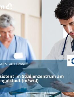 Studienassistent im Studienzentrum am Klinikum Ingolstadt (m/w/d) - Ingolstadt