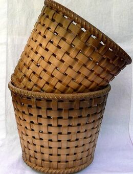 2 alte, dekorative Emsa Blumen Umtöpfe, original aus den 60er/70er Jahren - Niederfischbach