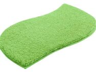 my home Badematte Merida, Badvorleger, Badezimmer Teppich, Höhe 32 mm, rutschhemmend beschichtet, fußbodenheizungsgeeignet, schnell trocknend, strapazierfähig, Kunstfaser, wellenförmig, Badteppich, Uni Farben, rechteckig, rund & als 2-tlg. Set erhältlich