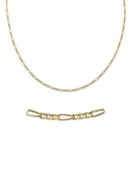 Firetti Collierkettchen Schmuck Geschenk Gold 333 oder 585 Figarokettengl. in mehreren Breiten, Made in Germany