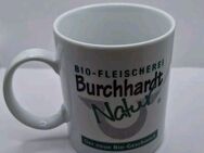 Tasse Bio-Fleischerei Burchhardt Natur Werbung 10cm hoch 8cm - Essen