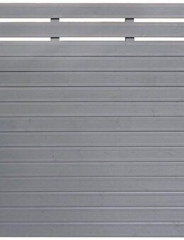 BM Massivholz Holzzaun, Fichte grau lasiert, LxH: 180x180 cm