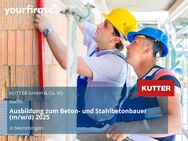 Ausbildung zum Beton- und Stahlbetonbauer (m/w/d) 2025 - Memmingen