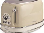 Ariete Toaster Vintage, 2 kurze Schlitze, für 2 Scheiben, 815 W, creme