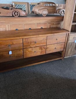 Sideboard Kommode Anrichte Apothekerschrank massiv recycelt Teakholz Holz Massivholz Teak modern - Duisburg