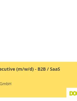 Account Executive (m/w/d) - B2B / SaaS - Berlin Mitte