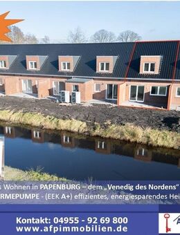 ***N E U K A L K U L I E R T*** ***Modernes Reihenhaus in zentraler Lage von Papenburg*** - Papenburg