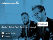(Senior) Global Plant Controller (m/w/d) - Koblenz