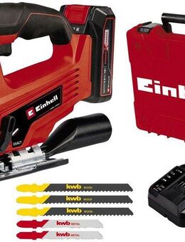 Einhell Akku-Stichsäge TC-JS 18 Li (1x2,5 Ah), inklusive Koffer, Akku und Ladegerät