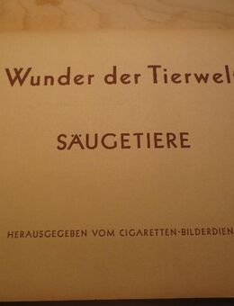 Cigaretten Bilderdienst  -  Wunder der Tierwelt - Essen