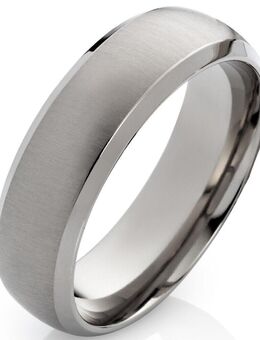 Herrenring Titanring HT003 mit gratis Gravur ohne Stein - Aholming