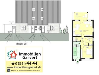 Neubau attraktiver Eigentumswohnungen in einem Doppelhaus in Gescher!