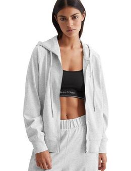 Marc O'Polo Kapuzensweatjacke Heavy Jersey mit großer Kapuze