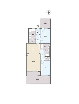 *M19* Stilvolle 3 Zimmer Wohnung mit zwei Terrassenbereichen - Mainaschaff
