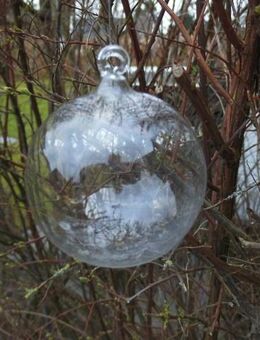 12 Glaskugeln 6 cm Klarglas Glas Kugeln Deko zus. 9,- - Flensburg