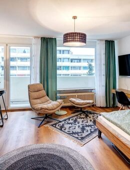Pasing: Helles 1-Zimmer Apartment mit Balkon - München