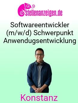 Softwareentwickler (m/w/d) Schwerpunkt Anwendugsentwicklung - Konstanz