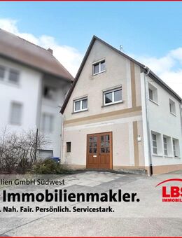 Einfamilienhaus mit geräumiger Werkstatt, sonniger Dachterrasse und Garten - Stetten (Kalten Markt)