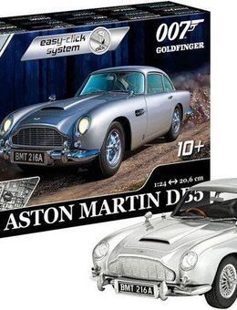 Revell® Modellbausatz James Bond 007 Goldfinger Aston Martin DB5, Click System, Maßstab 1:24, Made in Europe