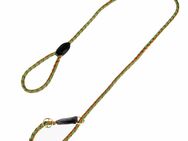 TIAKI Retrieverleine Twist - 170 cm lang, Ø 12 mm - grün/braun