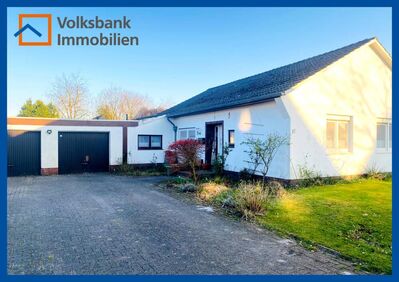 Wohlfühlhaus: Ebenerdiges Wohnen mit Traumgarten zum Entfalten in Barßel