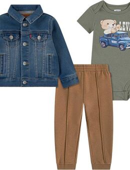 Levi's® Kids Body & Hose LVB TRUCKER, TEE,JOGGER (3-tlg) und Jeansjacke, for Boys