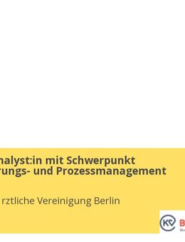 Business-Analyst:in mit Schwerpunkt IT-Anforderungs- und Prozessmanagement - Berlin
