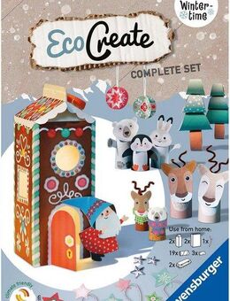 Ravensburger Kreativset Eco Create, Midi Wintertime, Made in Europe