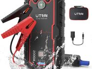 *ANGEBOT* UTRAI Auto Starthilfe 12V 2000A 22000mAh Autobatterie Powerbank, Bis zu 8L Benzin, 6.5L Diesel Anlasser mit QC3.0, Dual USB, LED Taschenlampe - Wuppertal