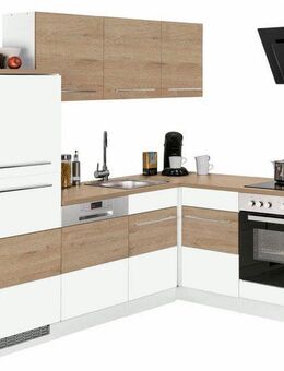 KOCHSTATION Winkelküche KS-Trient, Stellbreite 230x170 cm, wahlweise mit E-Geräten, mit Arbeitsplatte