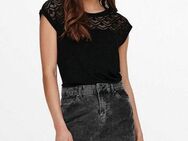 ONLY Spitzenshirt ONLNICOLE LIFE S/S MIX TOP JRS NOOS