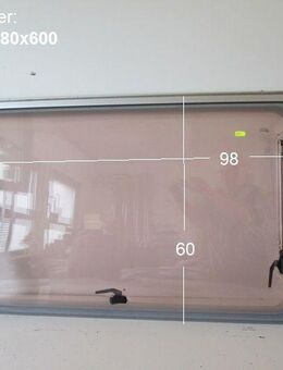 Dethleffs Wohnwagenfenster ca 98 x 60 gebr. (zB RF6) Roxite 80 D401 Polyplastic - Schotten Zentrum
