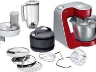 BOSCH Küchenmaschine MUM5 CreationLine MUM58720, 1000 W, 3 Scheiben, Schüssel, Knethaken/Rühr-/Silikonbesen, spülmaschinenfest
