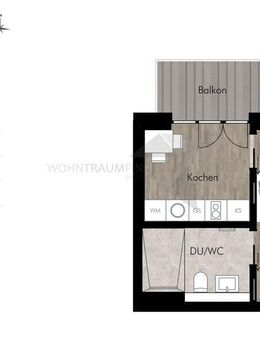 + Erstbezug nach Neubau + Singlewohnung mit Einbauküche & Balkon - barrierefrei, effizient, modern - Chemnitz
