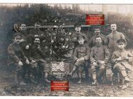 Feldpost Foto, 1., Weltkrieg, Gruppenfoto, Weihnachten an der Front anno 1916, (923) - Sinsheim